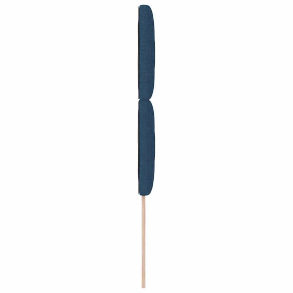Kopfteil Blau 90 cm Stoff