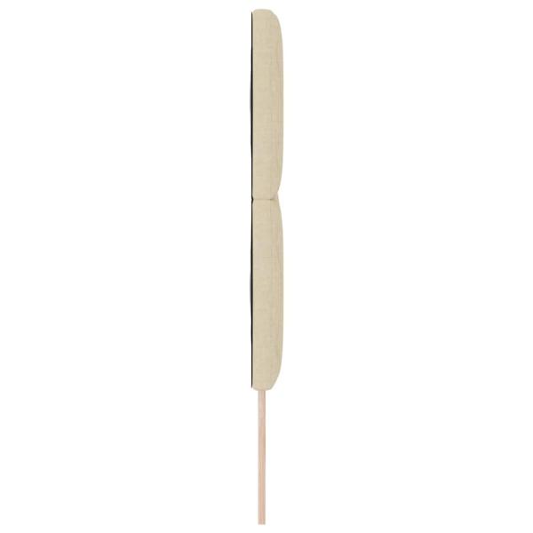 Kopfteil Creme 160 cm Stoff