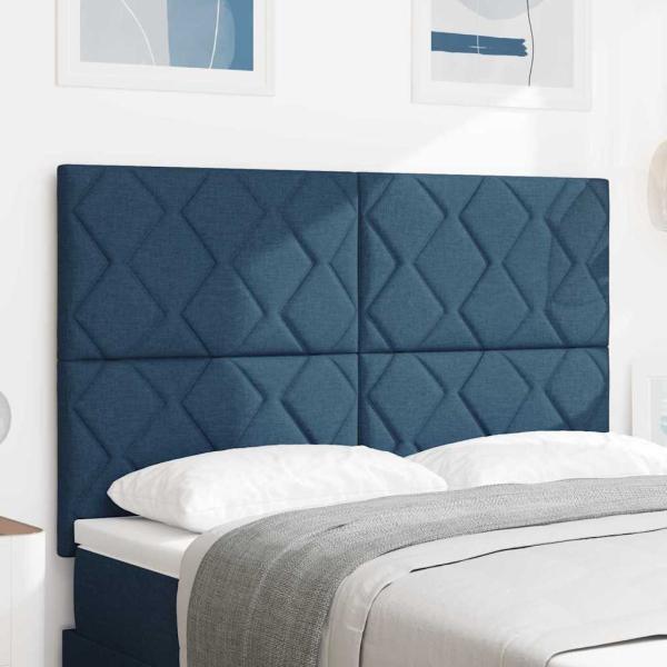 ARDEBO.de - Kopfteil Blau 160 cm Stoff