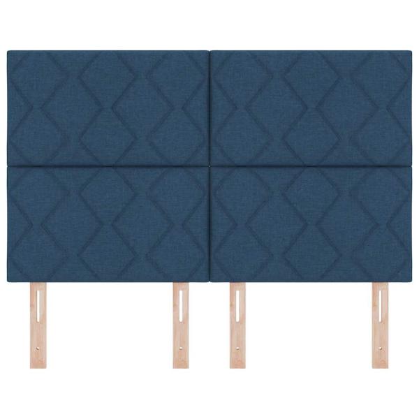 Kopfteil Blau 160 cm Stoff
