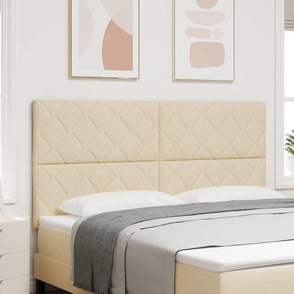 ARDEBO.de - Kopfteil Creme 180 cm Stoff