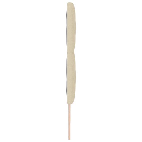 Kopfteil Creme 180 cm Stoff