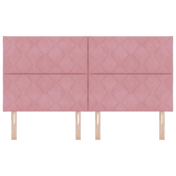 Kopfteil Rosa 180 cm Samt