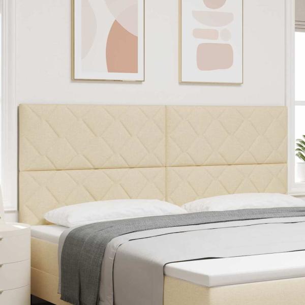 ARDEBO.de - Kopfteil Creme Stoff