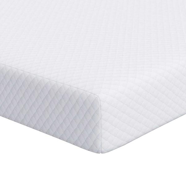 Matratzentopper aus Memory-Schaum 70 x 200 cm Thick Weich Weiß