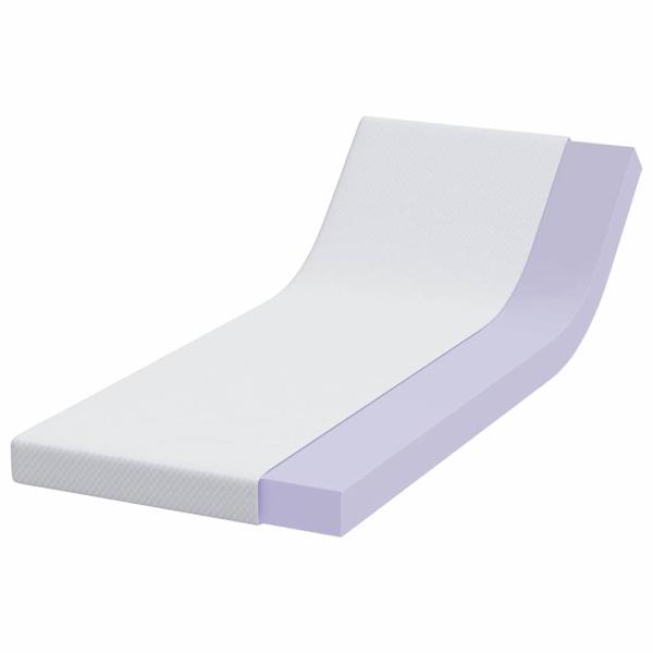 Matratzentopper aus Memory-Schaum 70 x 200 cm Thick Weich Weiß