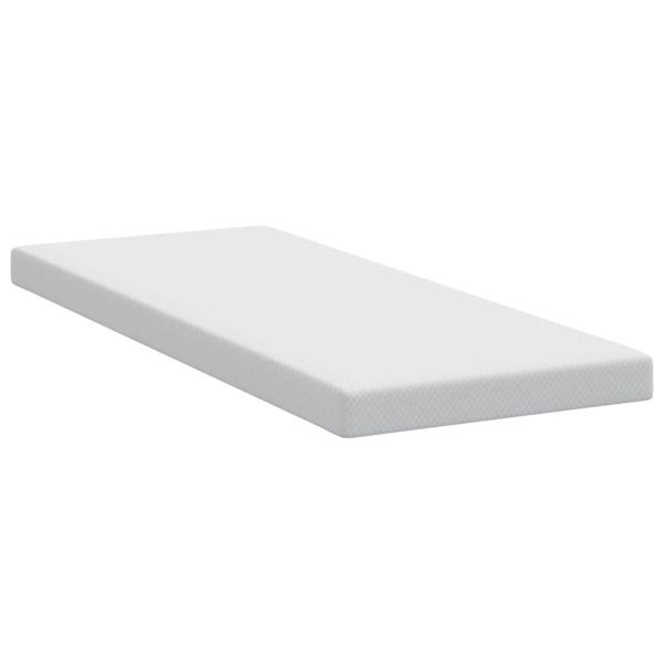 Matratzentopper aus Memory-Schaum 70 x 200 cm Thick Weich Weiß