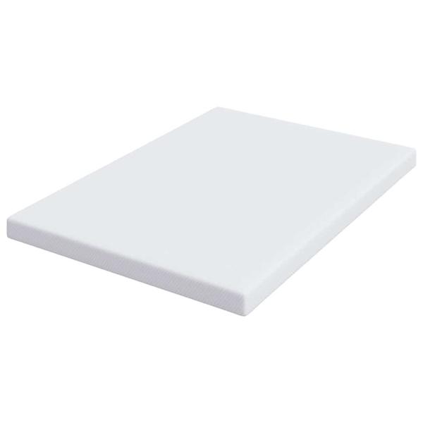 Matratzentopper aus Memory-Schaum 160 x 200 cm Thick Weich Weiß