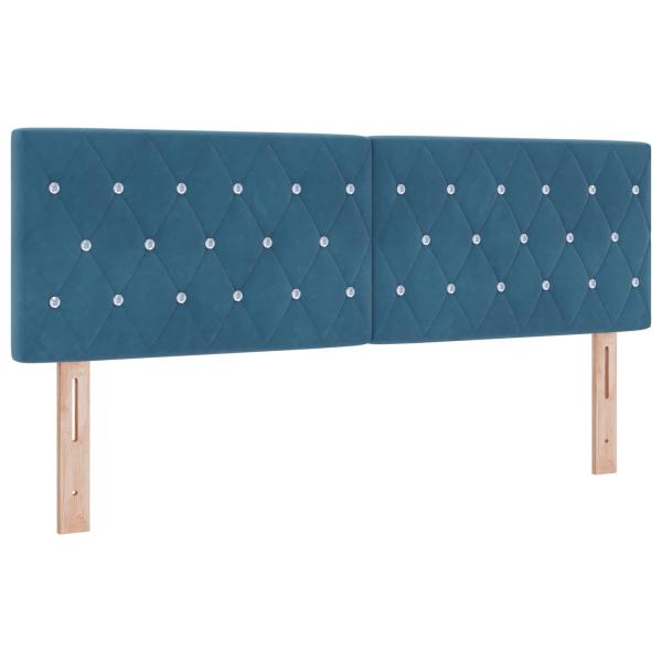 ARDEBO.de - Kopfteil Dunkelblau 160 cm Samt