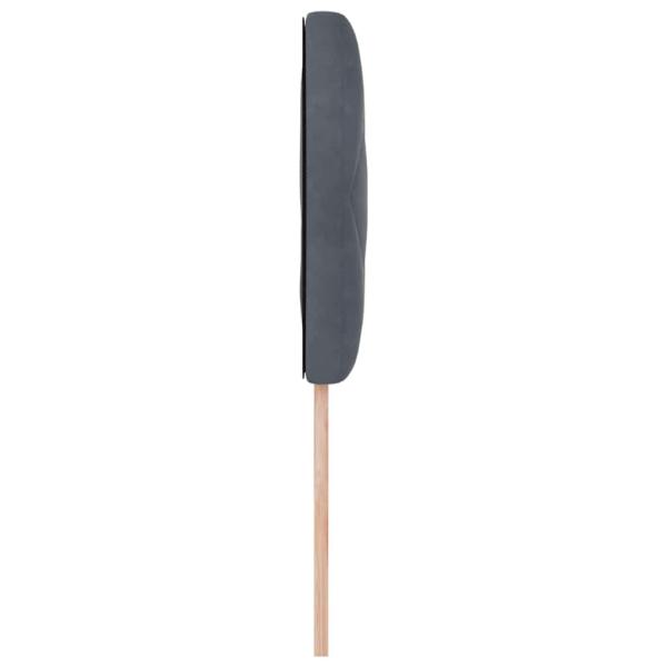 Kopfteil Dunkelgrau 100 cm Samt