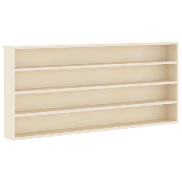 ARDEBO.de - Wanddisplay-Case Wandhalterung Beige 80 x 8,5 x 36 cm