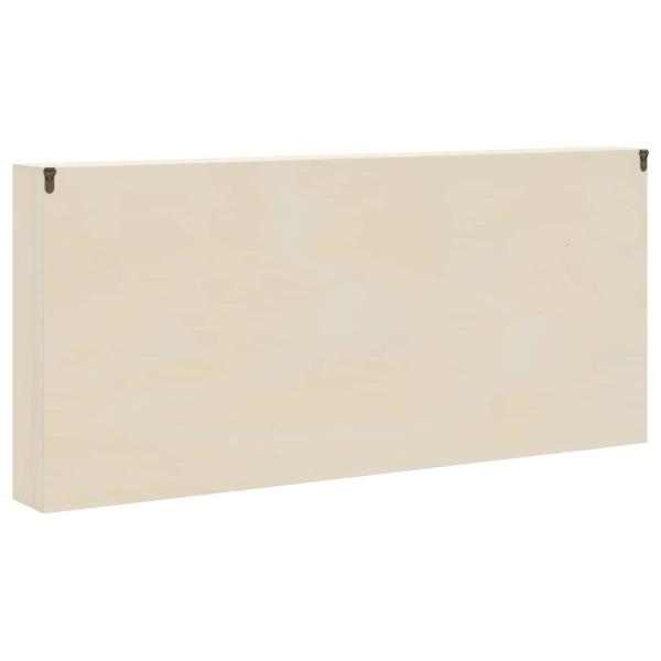 Wanddisplay-Case Wandhalterung Beige 80 x 8,5 x 36 cm