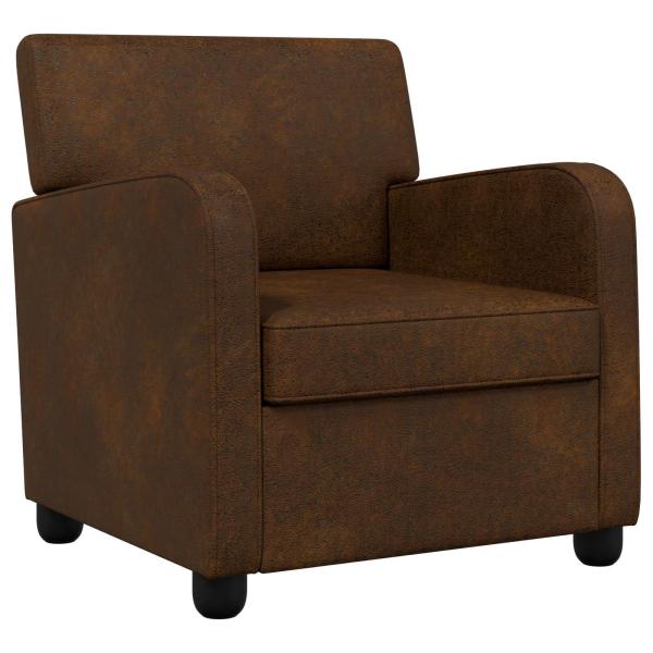 Sessel Braun Kunstwildleder