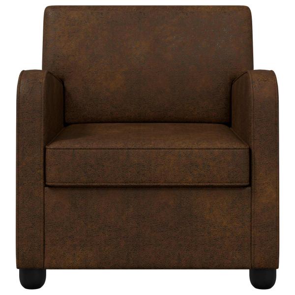 Sessel Braun Kunstwildleder