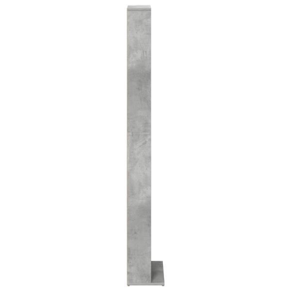 CD Regal Betongrau 33 x 23,5 x 175 cm Holzwerkstoff