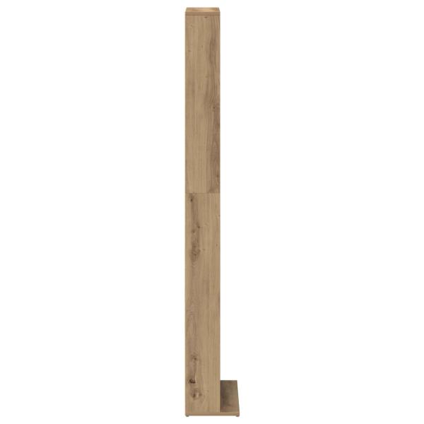 CD Regal Artisan-Eiche 33 x 23,5 x 175 cm Holzwerkstoff