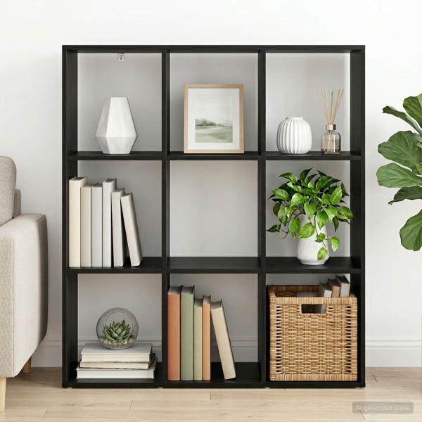 ARDEBO.de - B?cherregal 102 x 29 x 103,5 cm Holzwerkstoff