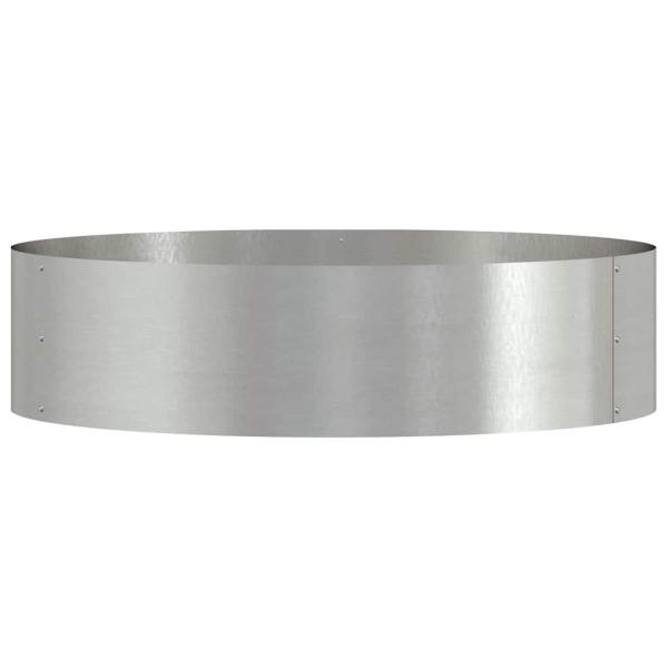 Pflanzenring Silber 80 x 80 x 20 cm Edelstahl