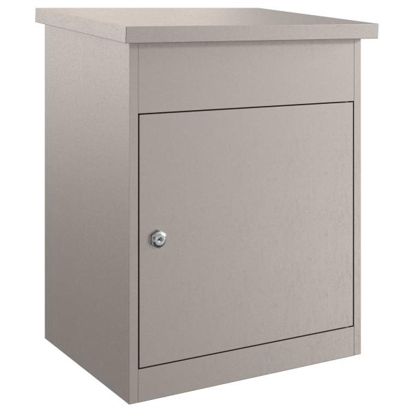 Paketdrop-Box mit Tür Rostig 47,5 x 38 x 59 cm Wetterfeststahl