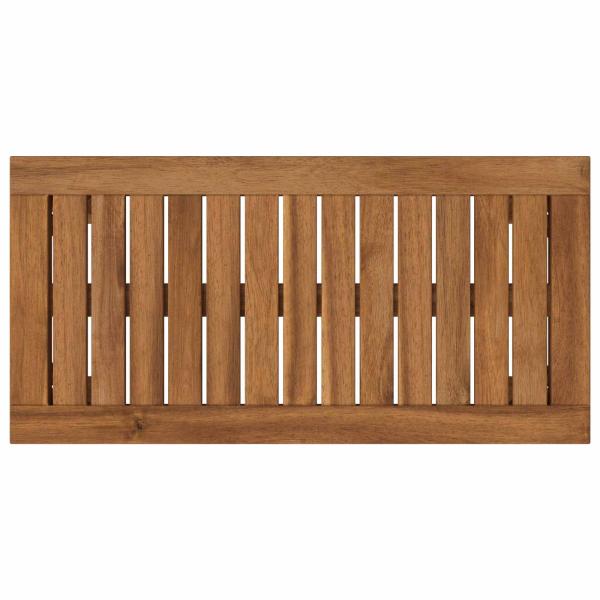 Couchtisch Natur 60,5 x 30 x 36 cm Massivholz Akazie
