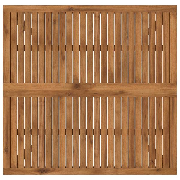 Couchtisch Natur 100 x 100,5 x 45 cm Massivholz Akazie