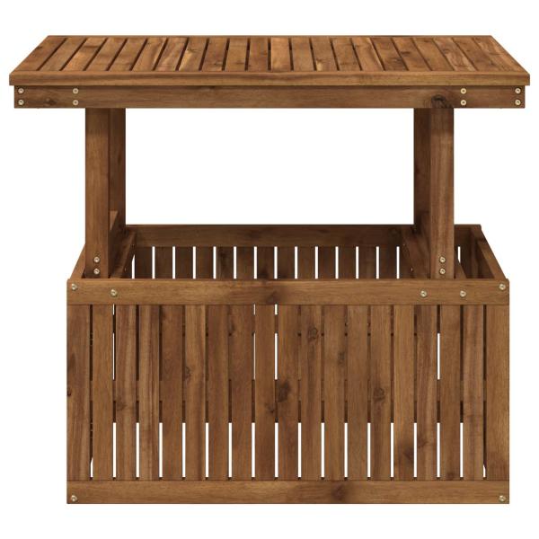 Gartenkaffee Tisch aus massivem Akazienholz höhenverstellbar