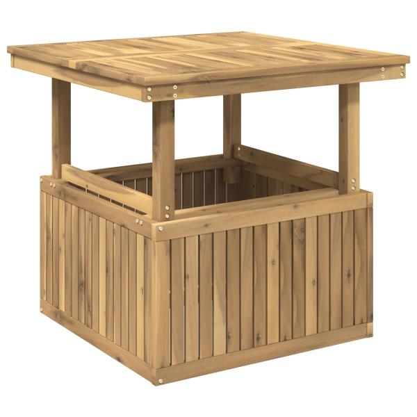 Gartenkaffee Tisch aus massivem Akazienholz höhenverstellbar