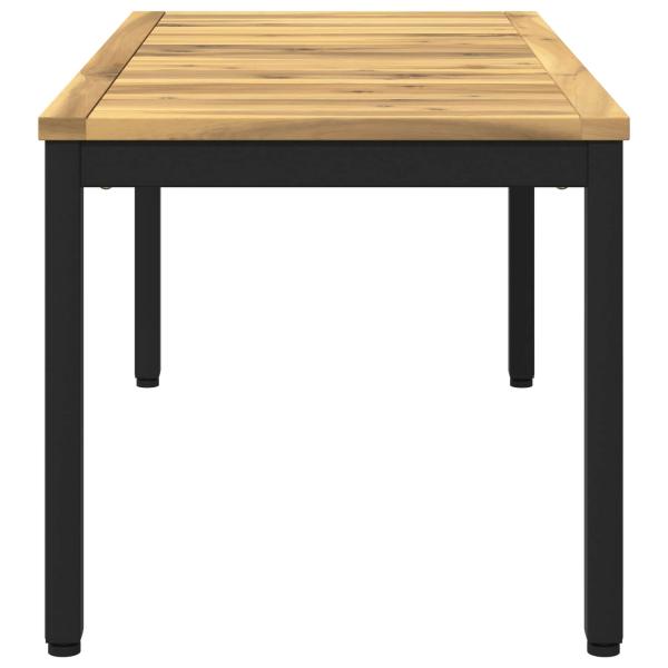 Couchtisch Weiß und Schwarz 49 x 100,5 x 45 cm