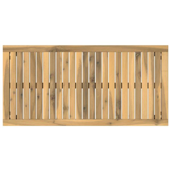 Couchtisch Weiß und Schwarz 49 x 100,5 x 45 cm