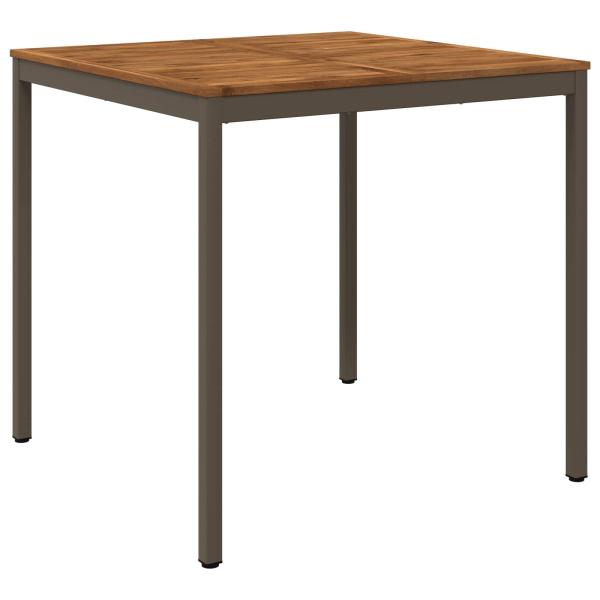 Gartenbar-Tisch NAARDEN Natur und Kaffee 110 x 108,5 x 105 cm