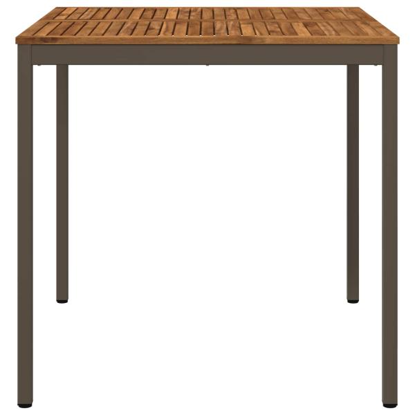 Gartenbar-Tisch NAARDEN Natur und Kaffee 110 x 108,5 x 105 cm