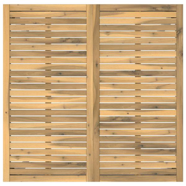 Gartenbar-Tisch Weiß 110 x 108,5 x 105 cm Massivholz Akazie