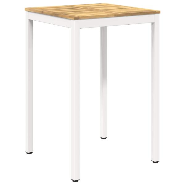 Gartenbar-Tisch NAARDEN Weiß 70 x 68,5 x 105 cm