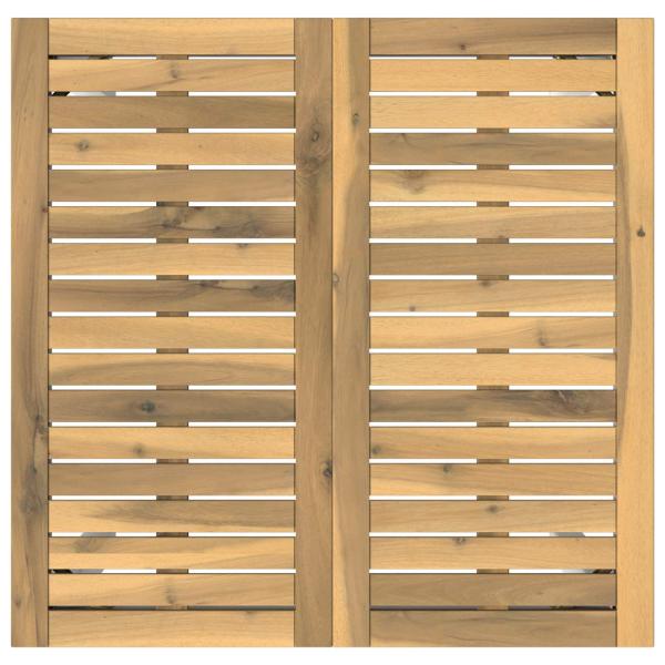 Gartenbar-Tisch NAARDEN Weiß 70 x 68,5 x 105 cm