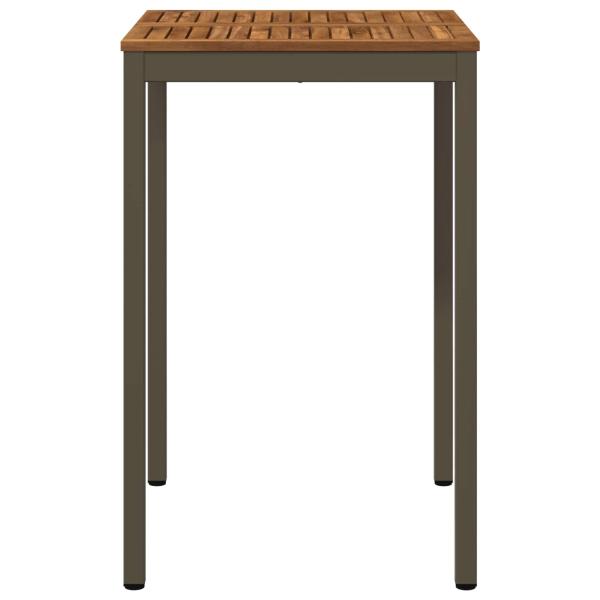Gartenbar-Tisch Natur und Kaffee 70 x 68,5 x 105 cm