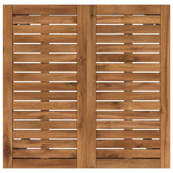 Gartenbar-Tisch Natur und Kaffee 70 x 68,5 x 105 cm