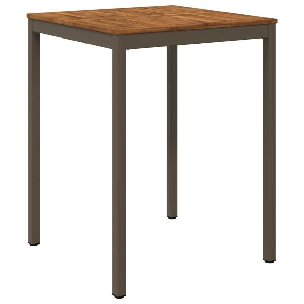 Gartenbar-Tisch NAARDEN Natur und Kaffee 80 x 80,5 x 105 cm