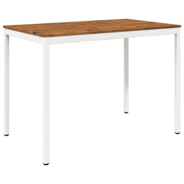 Gartenbar-Tisch Natürlich und Weiß 147 x 88,5 x 105 cm