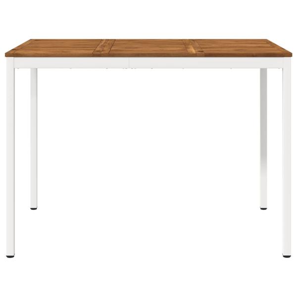 Gartenbar-Tisch Natürlich und Weiß 147 x 88,5 x 105 cm