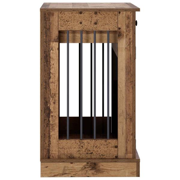 Hundekäfigmöbel Altholz 50 x 47,5 x 80 cm Holzwerkstoff