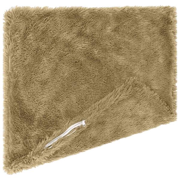 Kissen mit Kissen HEERLEN 6 Stk. Hellgrau PV Fleece