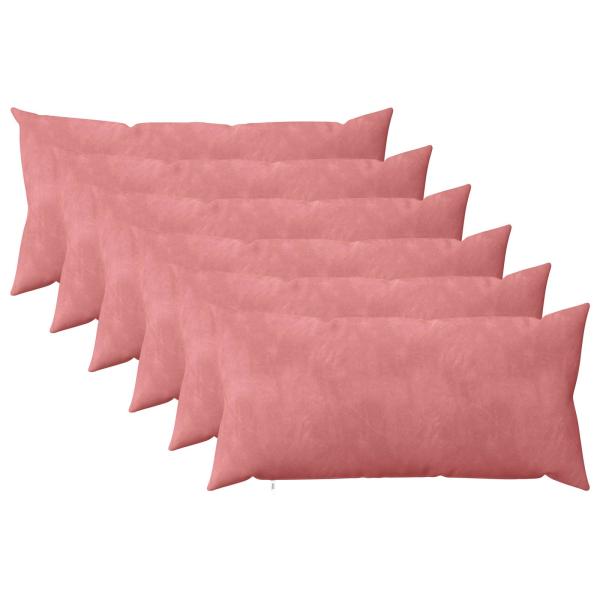Kissen mit Kissen HEERLEN 6 Stk. Rosa Samt