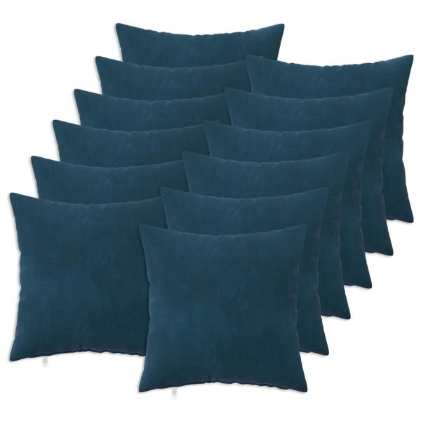 Kissen mit Kissen HEERLEN 12 Stk. Blau Samt