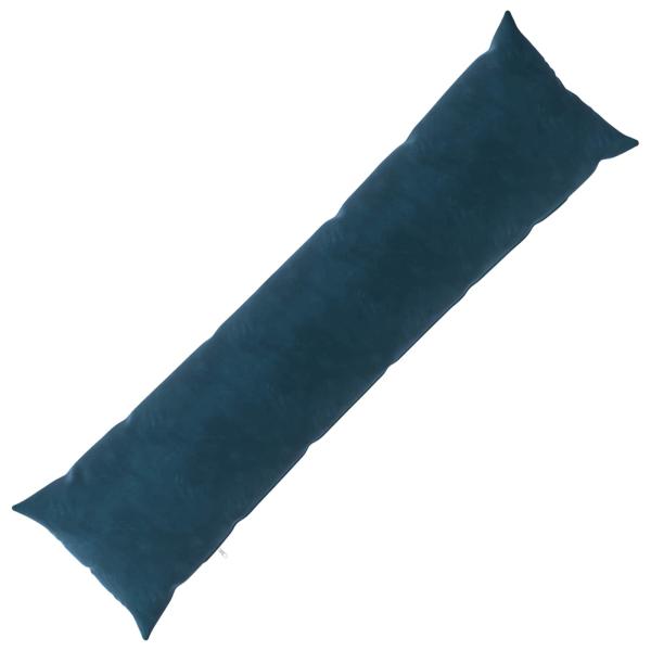 ARDEBO.de - Kissen mit Kissen HEERLEN Blau 40 x 145 cm Samt