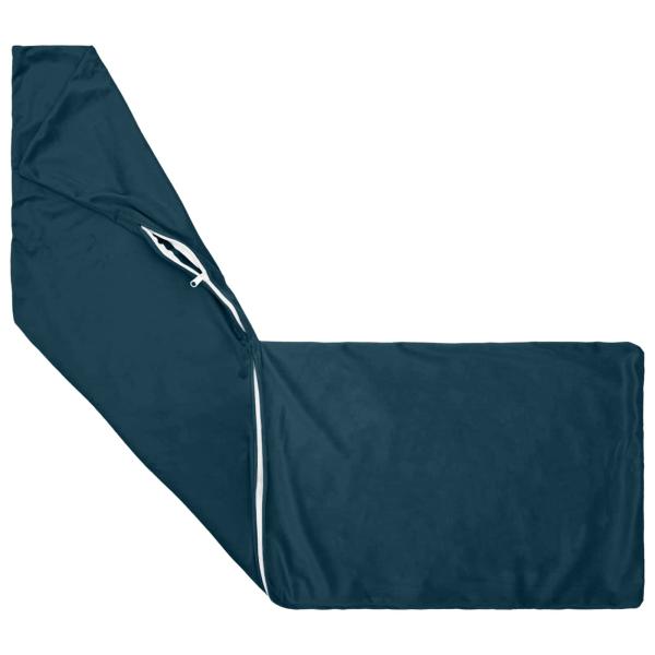 Kissen mit Kissen HEERLEN Blau 40 x 145 cm Samt