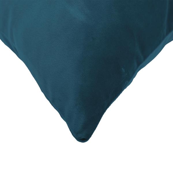 Kissen mit Kissen HEERLEN Blau 40 x 145 cm Samt