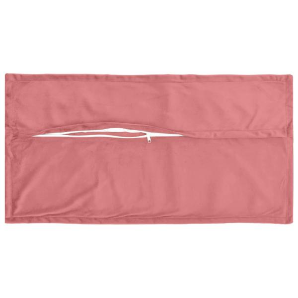 Kissen 6 stk. HOUTEN Rosa 40 x 70 cm Samt