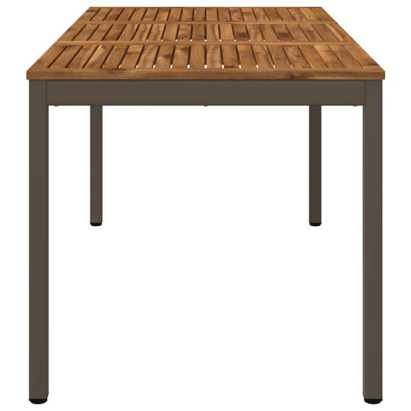 Gartentisch Natur und Kaffee 141 x 80,5 x 75 cm