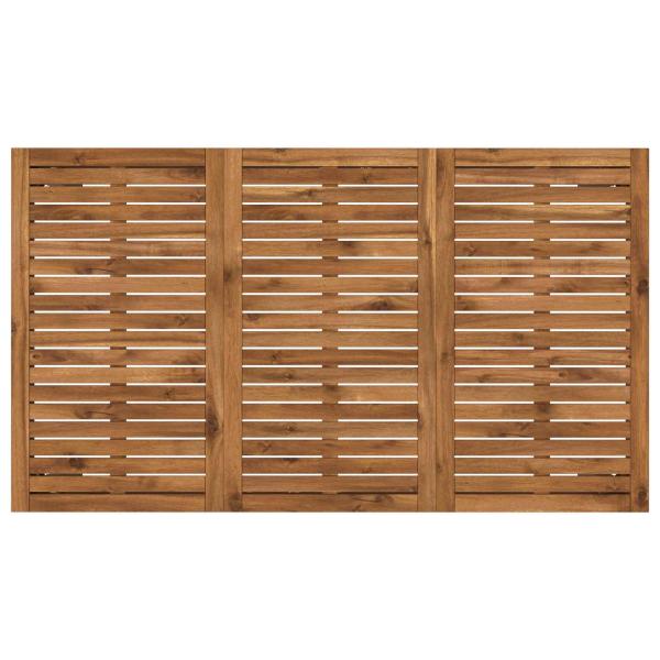 Gartentisch Natur und Kaffee 141 x 80,5 x 75 cm