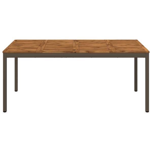 Gartentisch Natur und Kaffee 147 x 88,5 x 75 cm